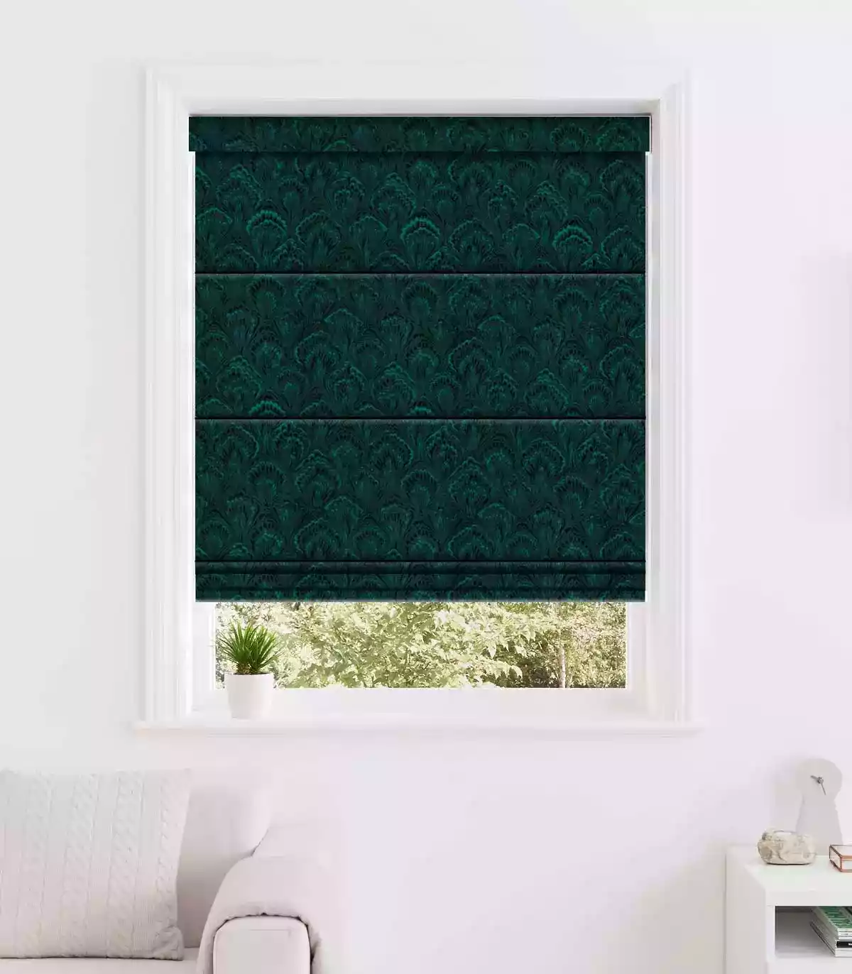 Feathers peacock romex blinds